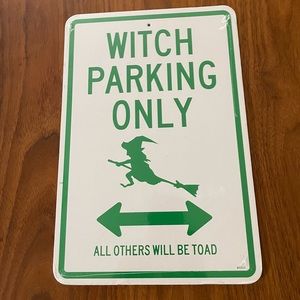 Double Sided WITCH Sign